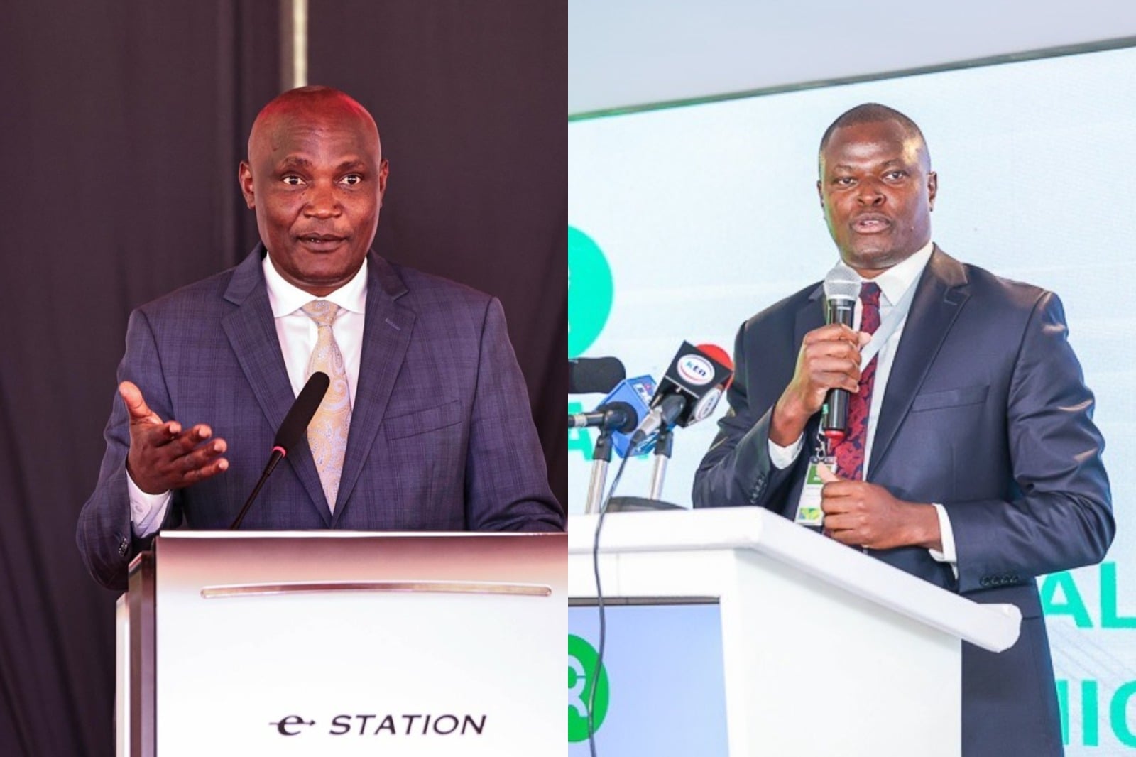 Collage photo of CS John Mbadi and Ndindi Nyoro.